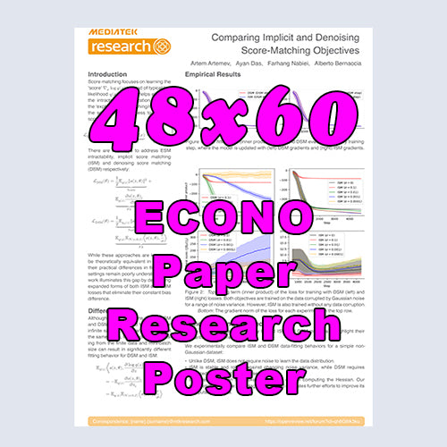 cheapest Econo Paper Academic Research Poster 48x60 in Canada