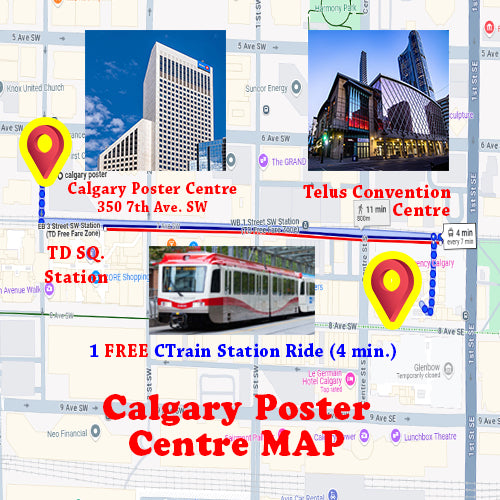 Where to order & pickup the cheapest Calgary Research Poster - CanadianPoster.com