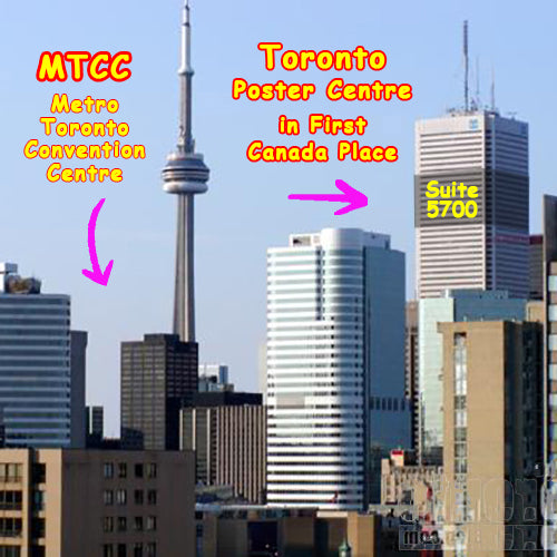 Cheapest Conference Poster Printing in Toronto, pickup in Downtown Toronto near MTCC (at King and York St.)
