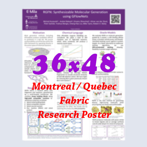 Canadianposter.com - cheapest Montreal Fabric Research Poster 36x48 - pickup near montreal convention centre