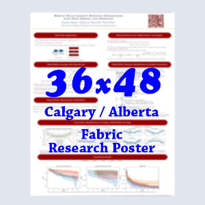 Canadianposter.com - cheapest Calgary Fabric Research Poster 36x48 - pickup near Calgary Telus Convention Centre