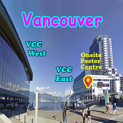 Vancouver Poster Pickup Centre Map CanadianPoster.com
