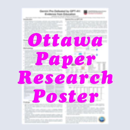 Canadian Poster - Cheapest Ottawa Paper Research Poster - pickup near Ottawa Convention Centre
