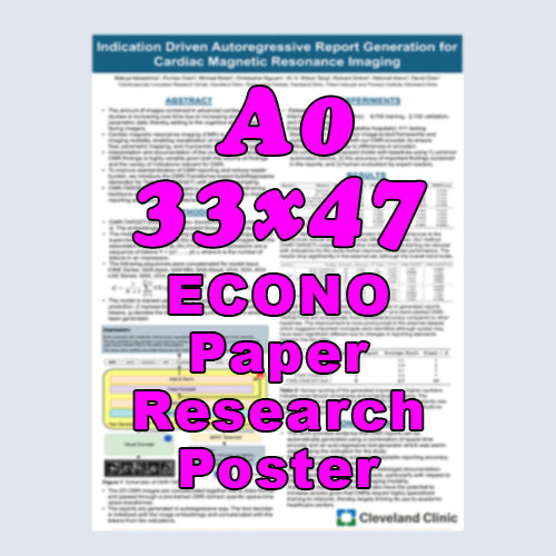 cheapest Econo Paper  Academic Research Poster a0 33x47 in Canada