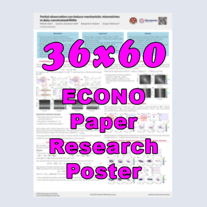 cheapest Econo Paper  Academic Research Poster 36x60 in Canada