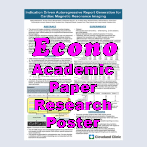cheapest Econo Paper  Academic Research Poster in Canada