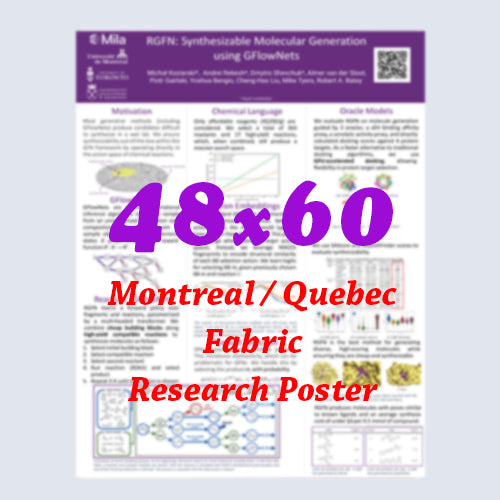 Canadianposter.com - cheapest Montreal Fabric Research Poster 48x60 - pickup near montreal convention centre