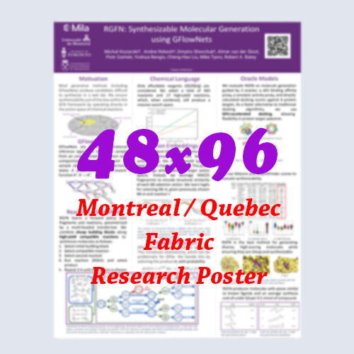 Canadianposter.com - cheapest Montreal Fabric Research Poster 48x96 - pickup near montreal convention centre