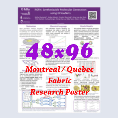 Canadianposter.com - cheapest Montreal Fabric Research Poster 48x96 - pickup near montreal convention centre
