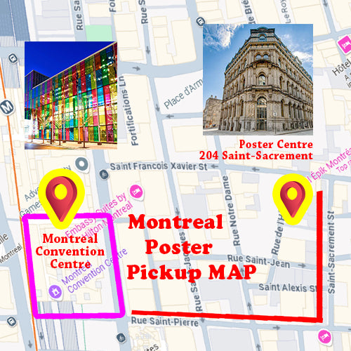 Where to order & pickup the cheapest Montreal Research Poster - CanadianPoster.com