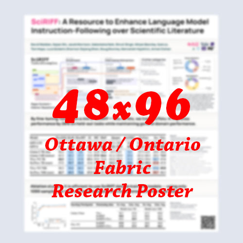 Canadian Poster - Cheapest Ottawa Fabric Research Poster 48x96 - pickup near Ottawa Convention Centre