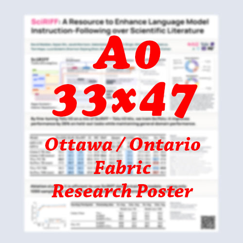 Canadian Poster - Cheapest Ottawa Paper Research Poster (a0 33x47) - pickup near Ottawa Convention Centre