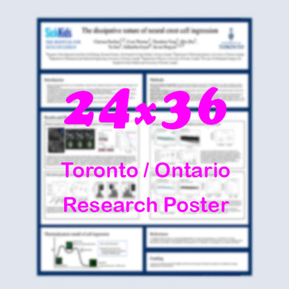 Canadian Poster 24x36 - Cheapest Toronto Paper Research Poster - pickup near MTCC, Sheraton Centre and Westin Harbour Castle