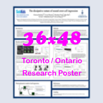 Canadian Poster (36x48) - Cheapest Toronto Paper Research Poster - pickup near MTCC, Sheraton Centre and Westin Harbour Castle