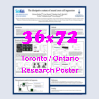 Canadian Poster (36x72) - Cheapest Toronto Paper Research Poster - pickup near MTCC, Sheraton Centre and Westin Harbour Castle