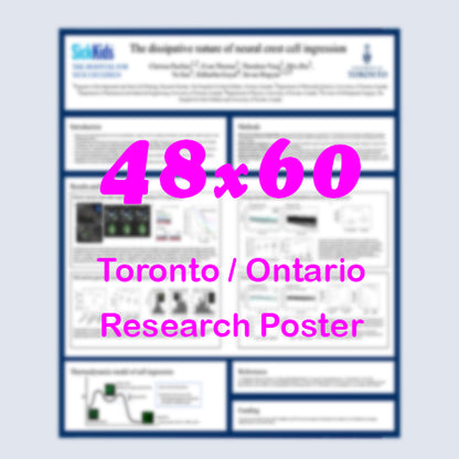 Canadian Poster (48x60) - Cheapest Toronto Paper Research Poster - pickup near MTCC, Sheraton Centre and Westin Harbour Castle