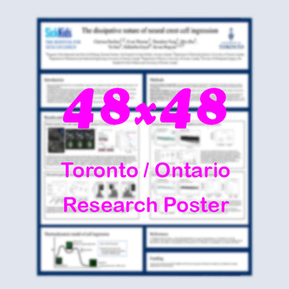 Canadian Poster (48x48) - Cheapest Toronto Paper Research Poster - pickup near MTCC, Sheraton Centre and Westin Harbour Castle