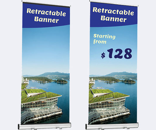 3 x Retractable Banner (33 x 77)